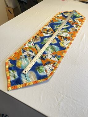 Margaritaville Quilted Table Runner 45 x 12 Perfect Summer Bar Accent